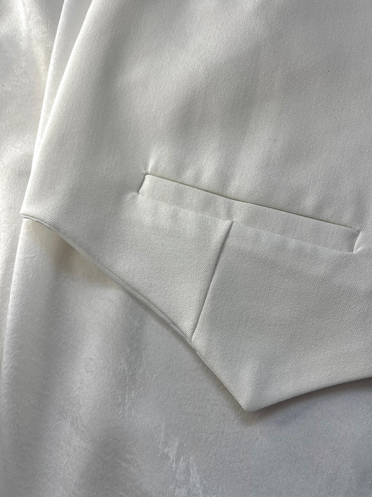 Gilet Tailleur Écru