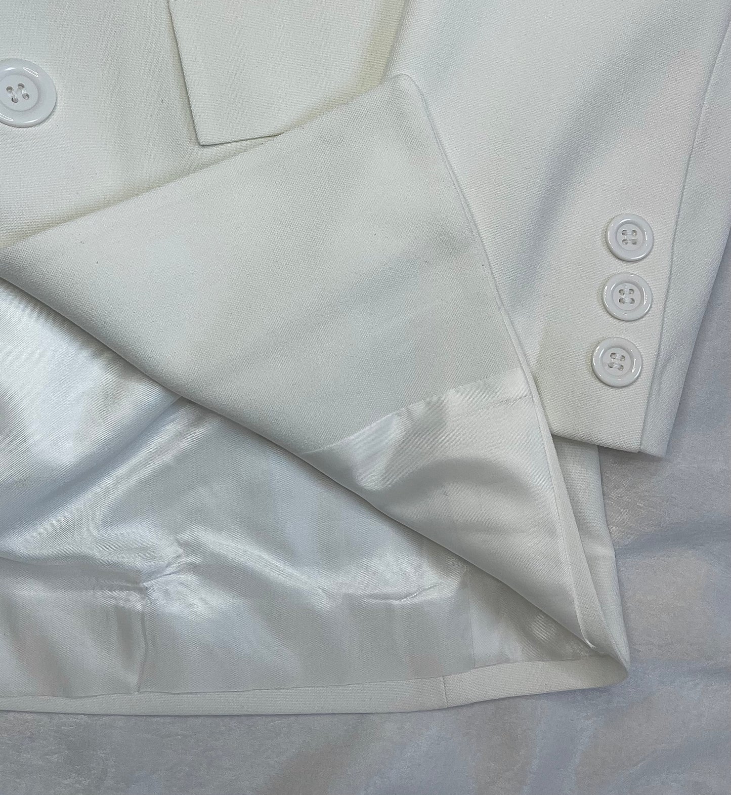 Blazer Blanc Droit