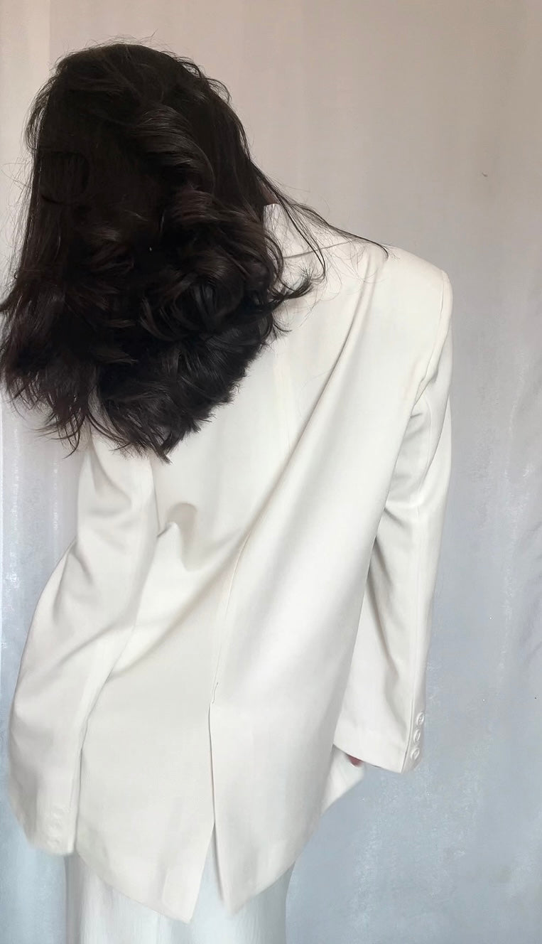 Blazer Blanc Droit