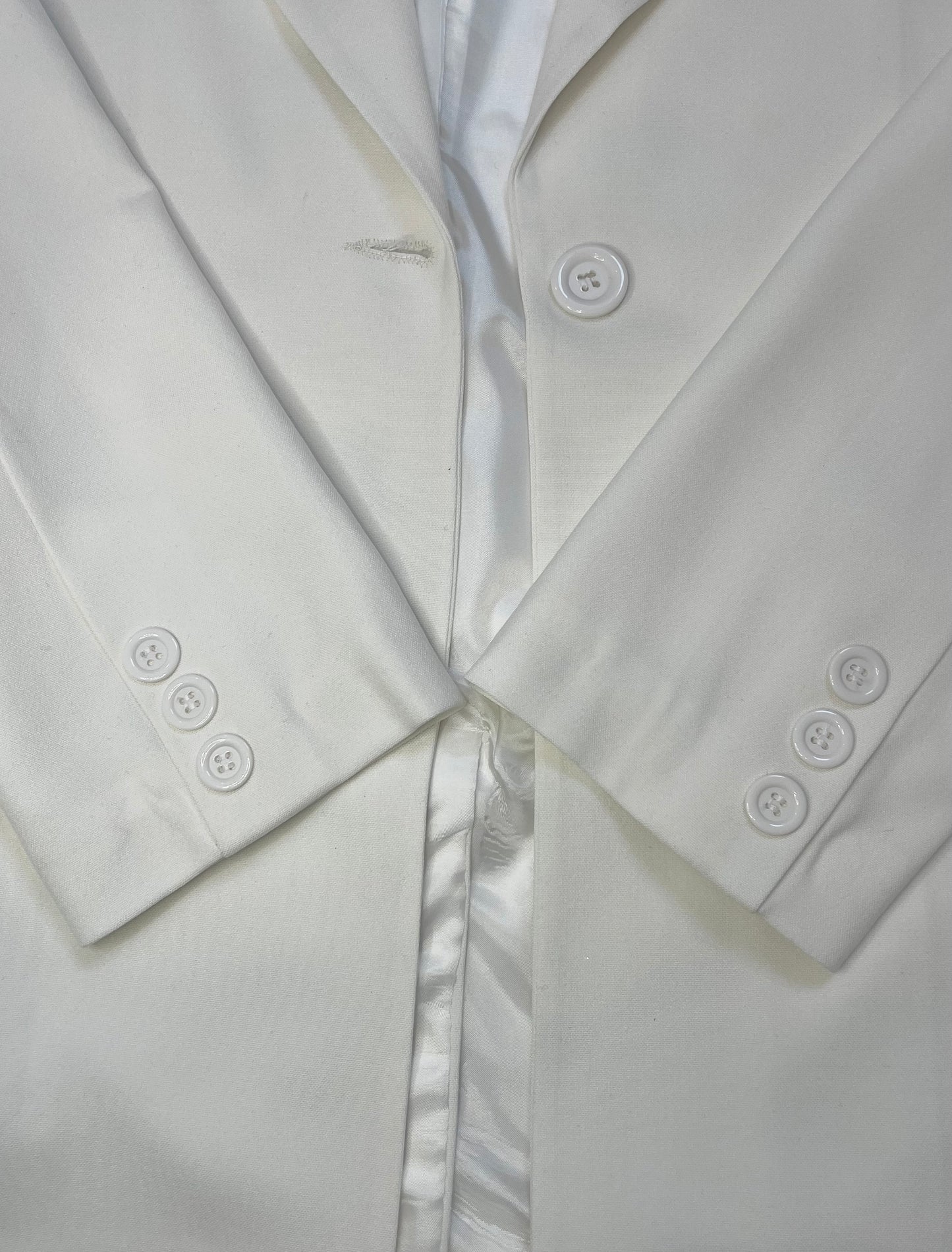 Blazer Blanc Droit