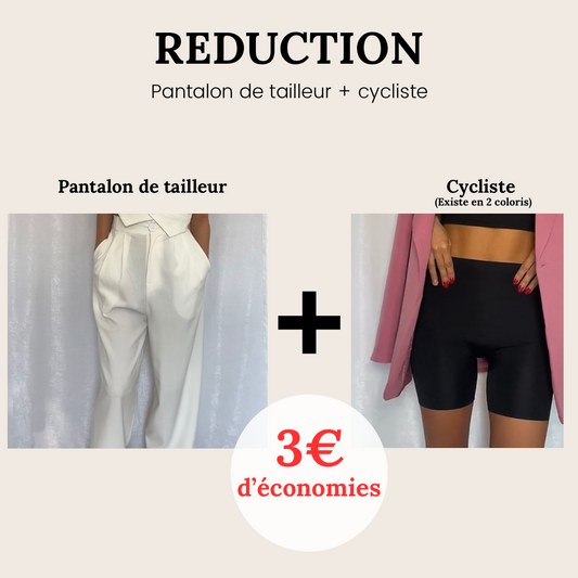 Réduction pantalon +cycliste