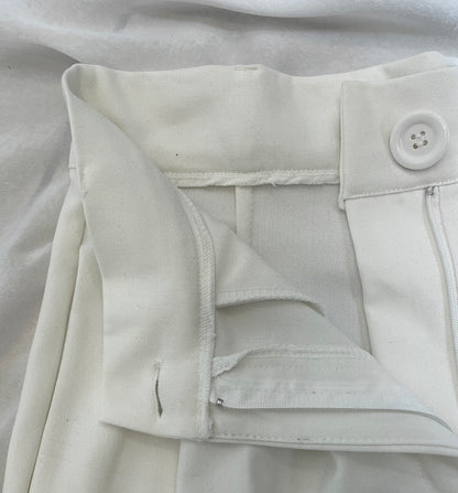 Schicke ecrufarbene Damenhose